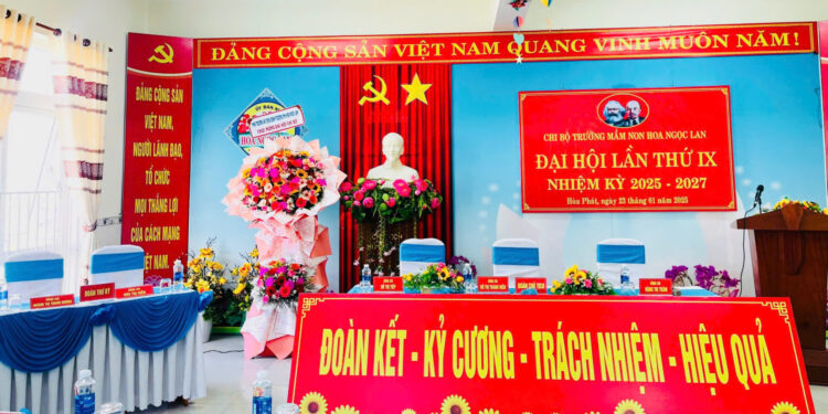 ĐẠI HỘI CHI BỘ NHIỆM KỲ 2025-2027